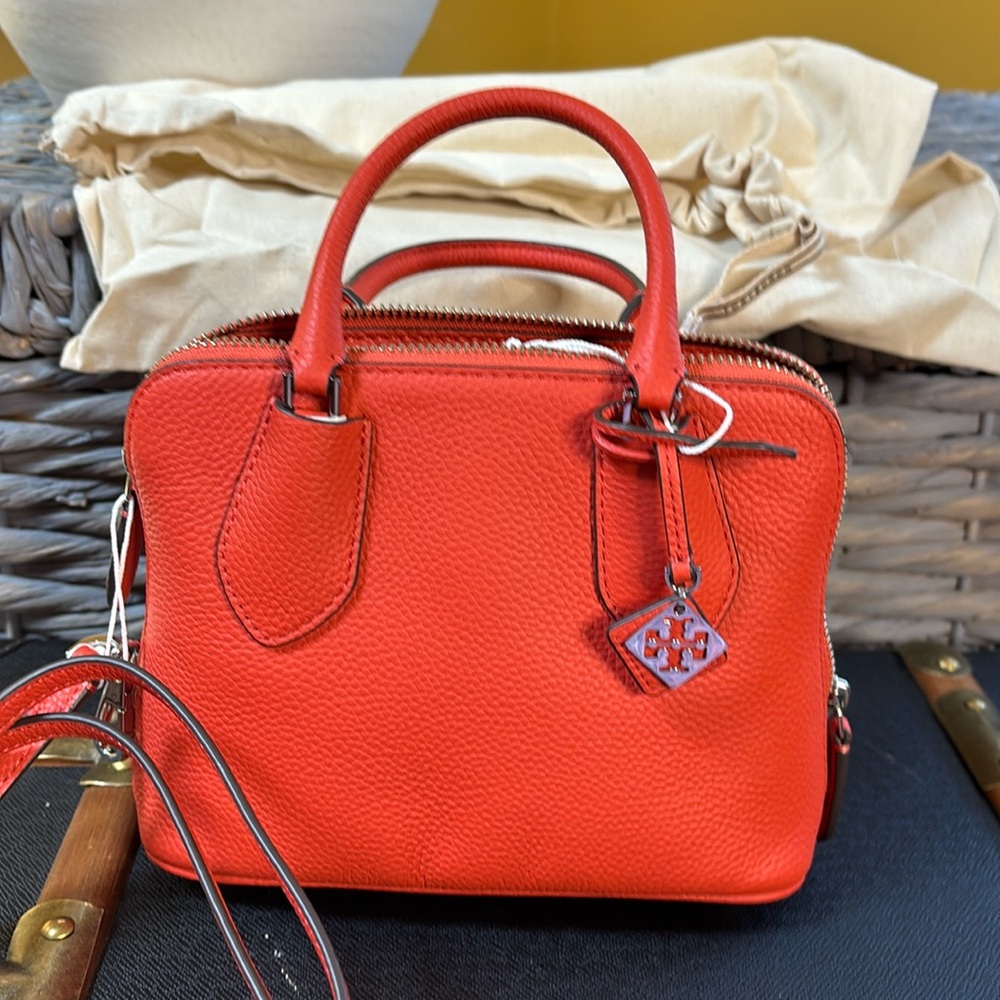 Tory Burch Poppy Mini Swing Satchel NWT - Picture 7 of 7